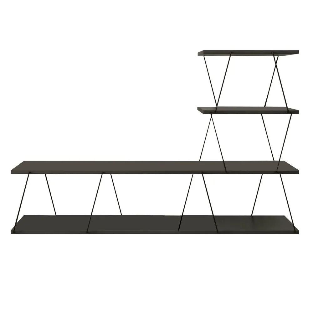 ASIR GROUP Ilgaz Anthracite TV komoda