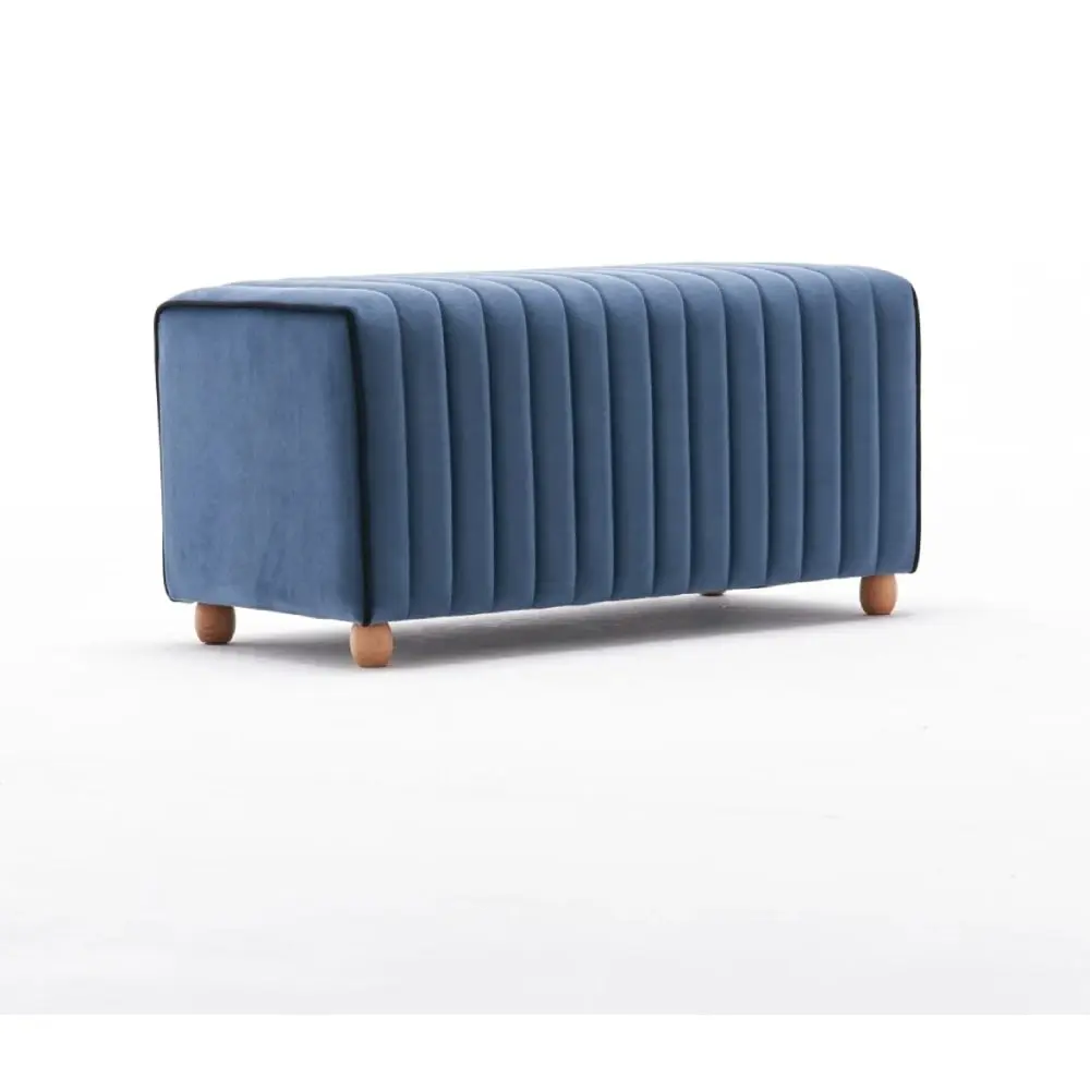 ASIR GROUP Mabel Puf Blue Tabure