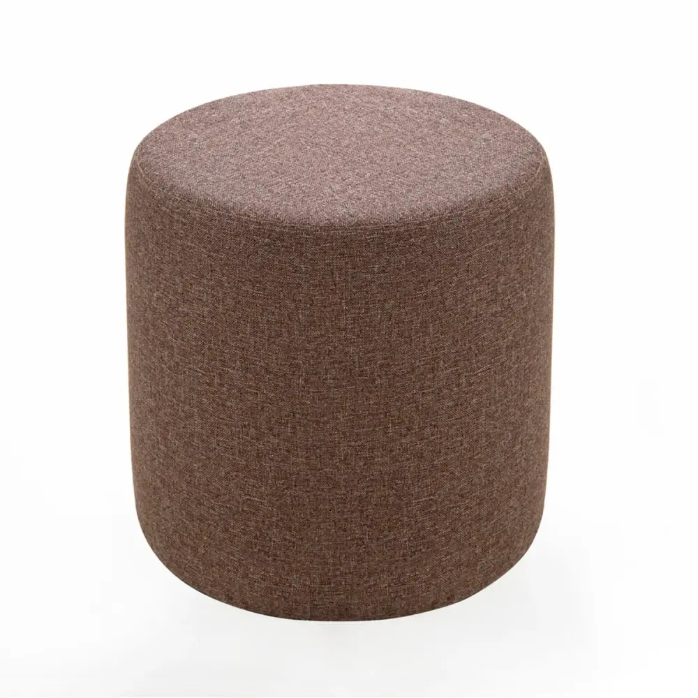 ASIR GROUP Silindir Puf Brown Tabure