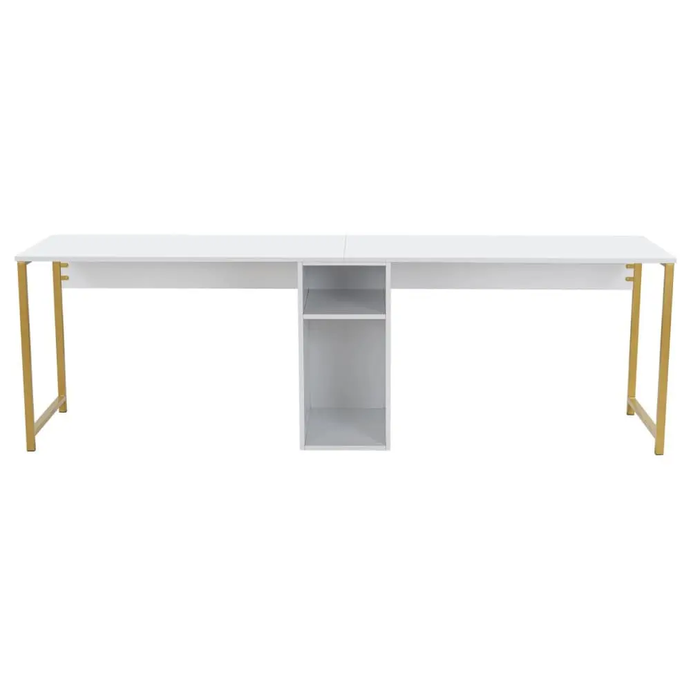 ASIR GROUP Twin White Gold Radni sto