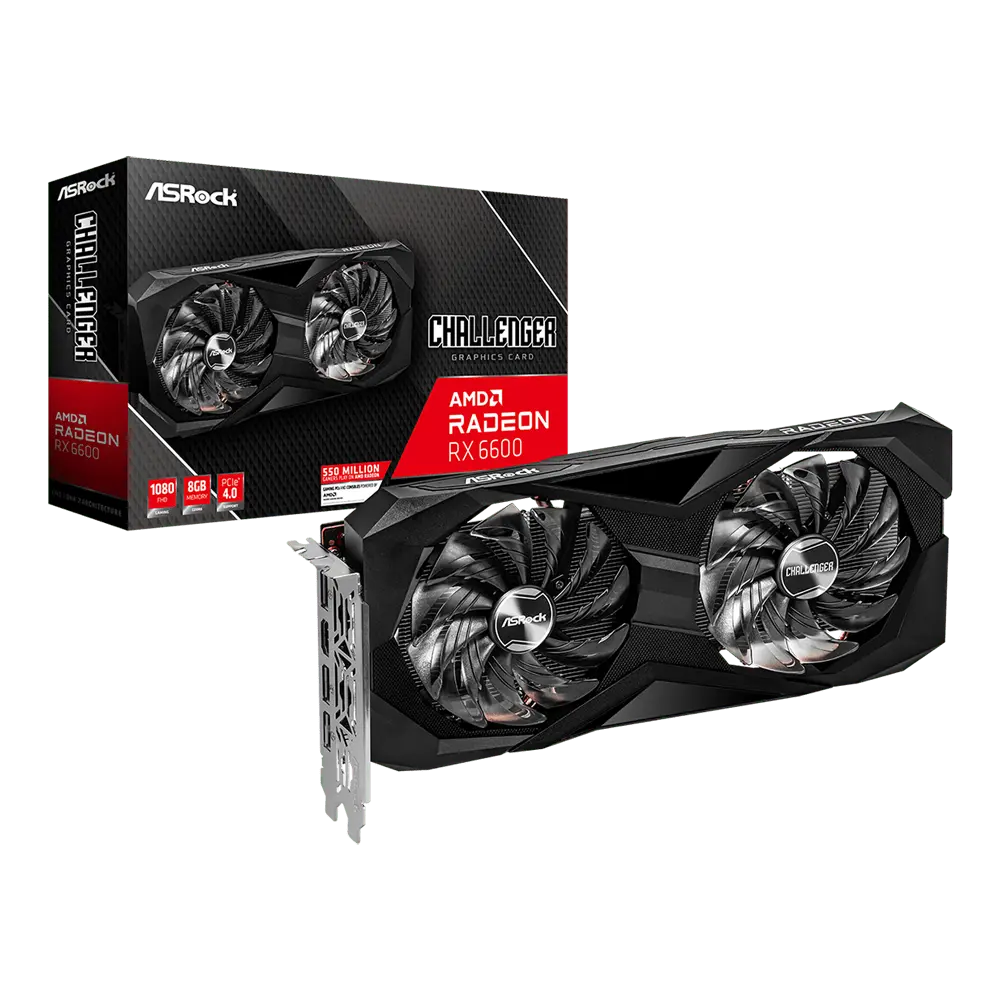 ASROCK AMD Radeon RX 6600 Challenger D 8GB 128bit RX6600 CLD 8G - Grafička karta