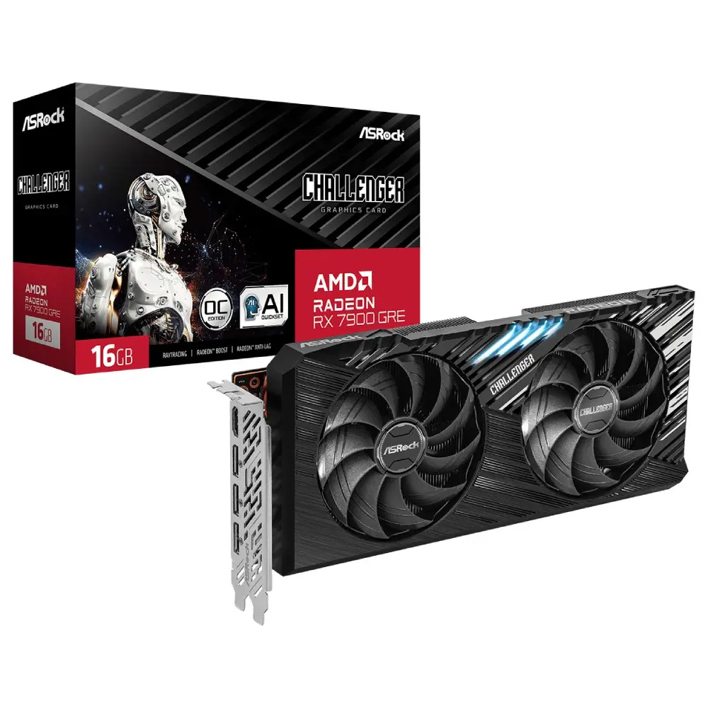 ASROCK AMD Radeon RX 7900 GRE Challenger OC 16GB GDDR6 256-bit RX7900GRE CL 16GO Grafička karta