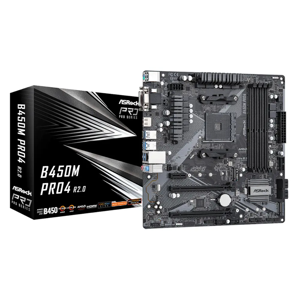 ASROCK B450M PRO4 R2.0 Matična ploča