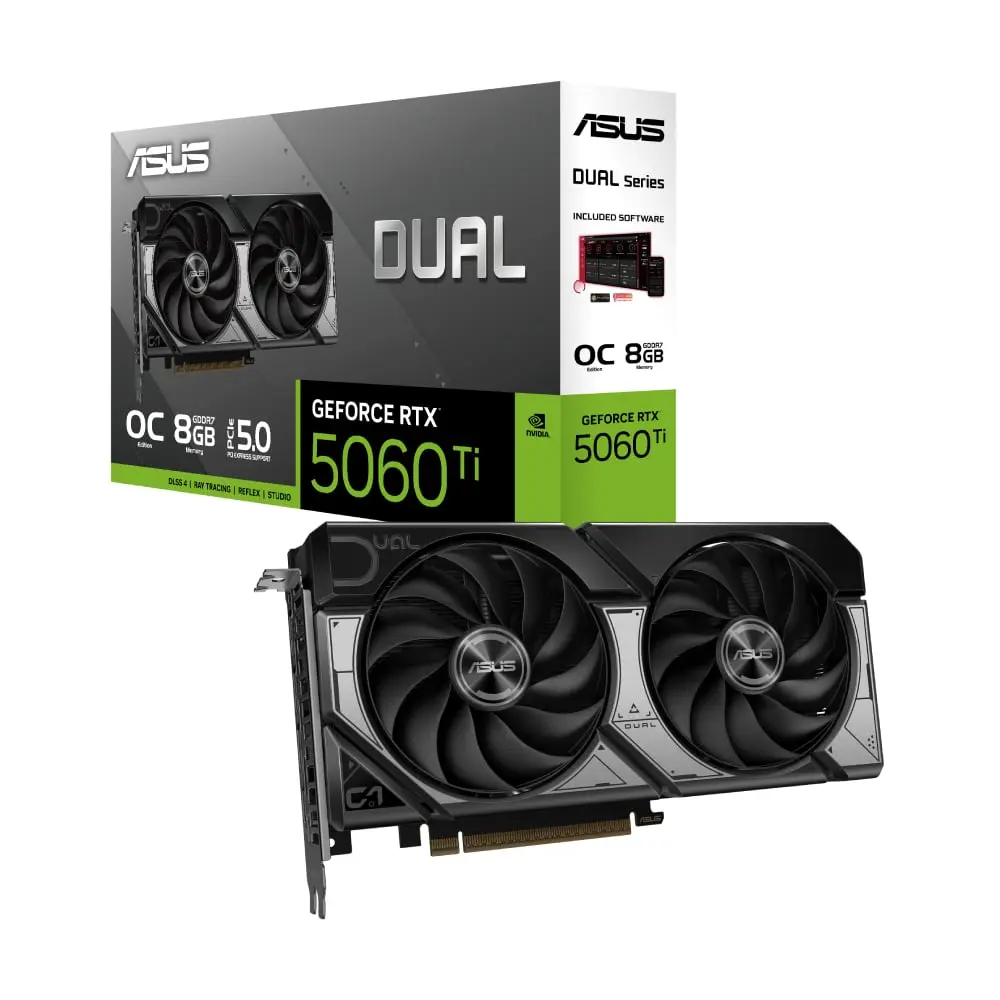 ASUS Dual GeForce RTX 5060Ti OC 8GB