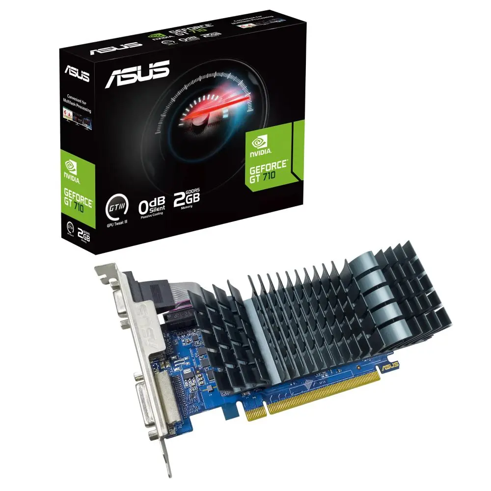 ASUS GeForce GT 710 EVO 2GB GDDR5 64-bit GT710-SL-2GD5-BRK-EVO Grafička karta