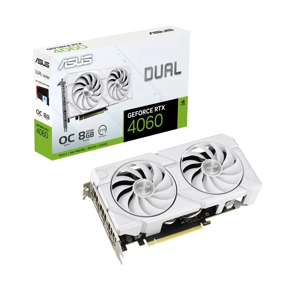 ASUS GeForce RTX 4060 EVO White OC Edition 8GB