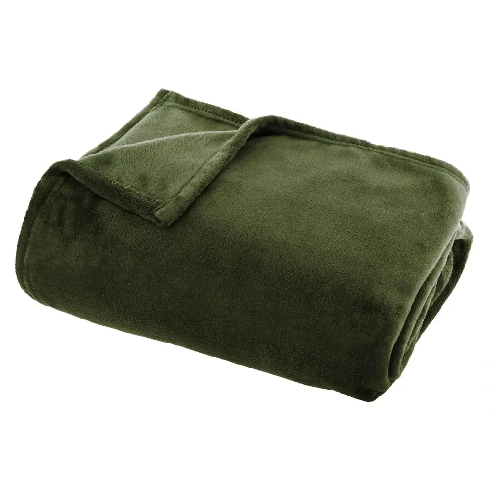ATMOSPHERA Flanel Ćebe Zelena 150 x 125 cm