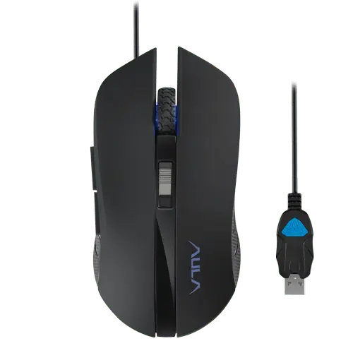 AULA Obsidian A509252 Crni Gejmerski miš