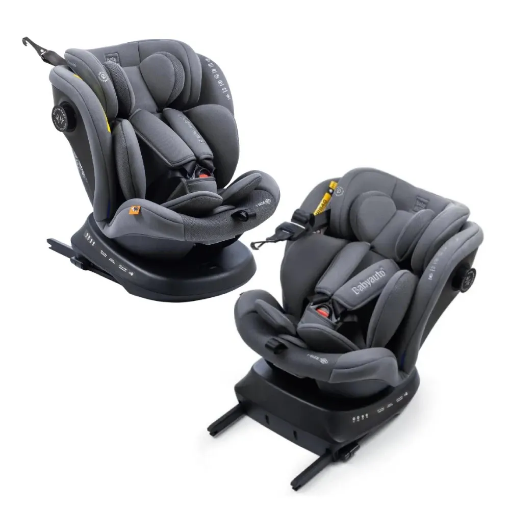 BABYAUTO Valora i-Size Isofix Roto 360 Phantom Grey Auto sedište za bebe 40-150cm