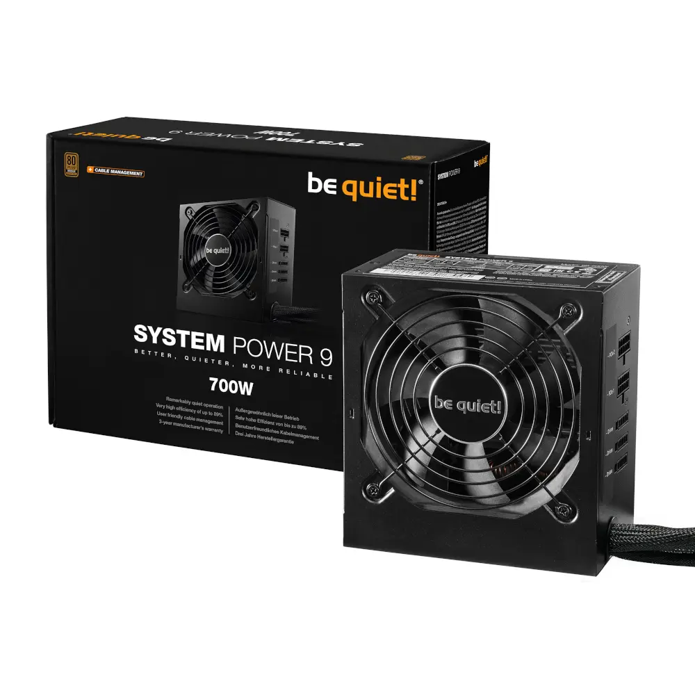 BE QUIET! SYSTEM POWER 9 CM 700W - Napajanje