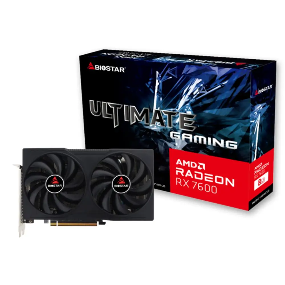 BIOSTAR Radeon RX7600 8GB DDR6 128-bit VA7606RM81 Grafička karta