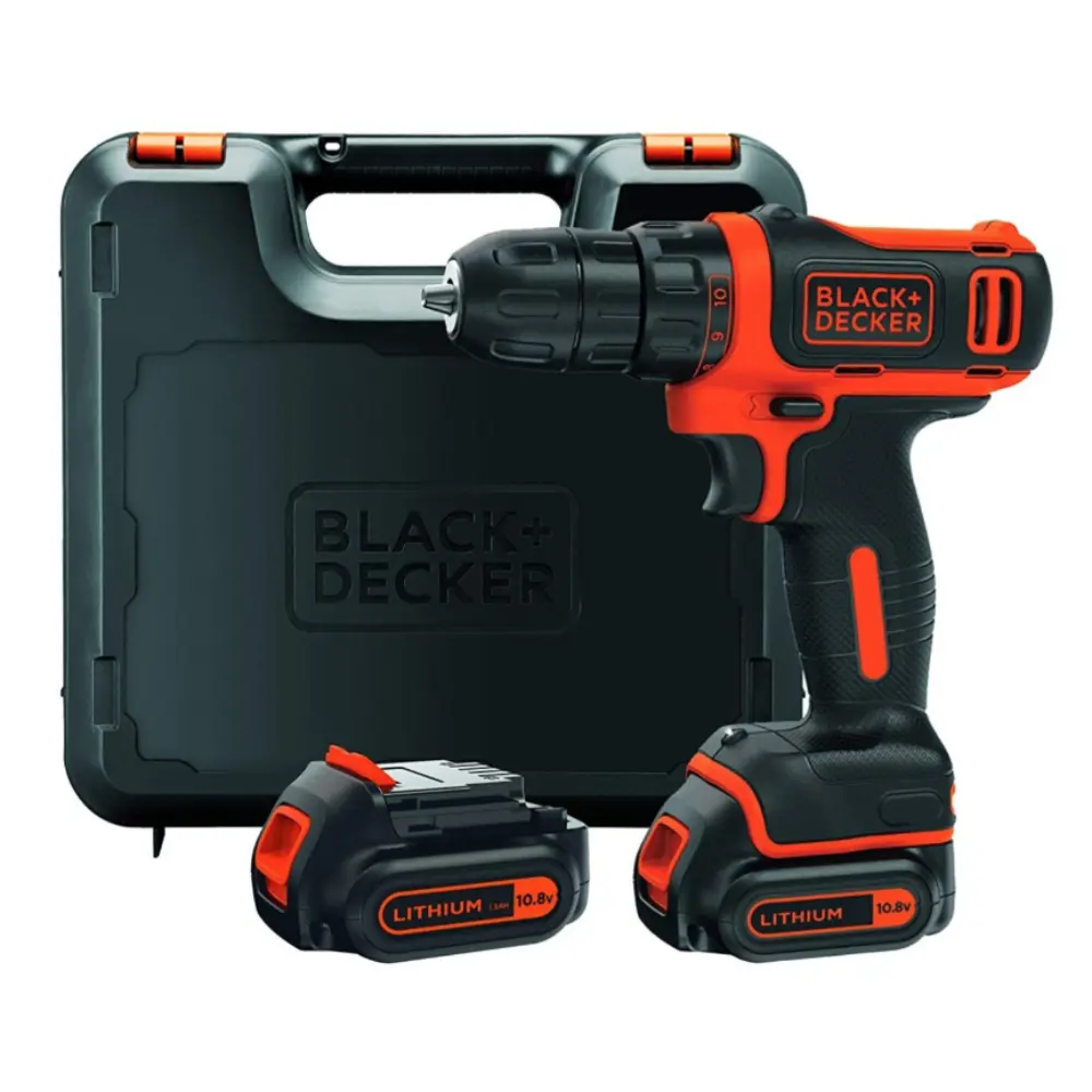 BLACK & DECKER BDCDD12KB Akumulatorska bušilica-odvrtač + 2 x baterija 1.5 Ah + kofer