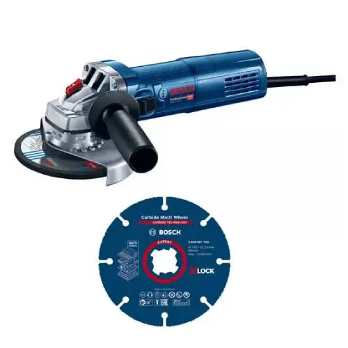 BOSCH 0615990N3G GWS 9-125 S Ugaona brusilica + X-Lock Carbide Multiwheel Rezna ploča