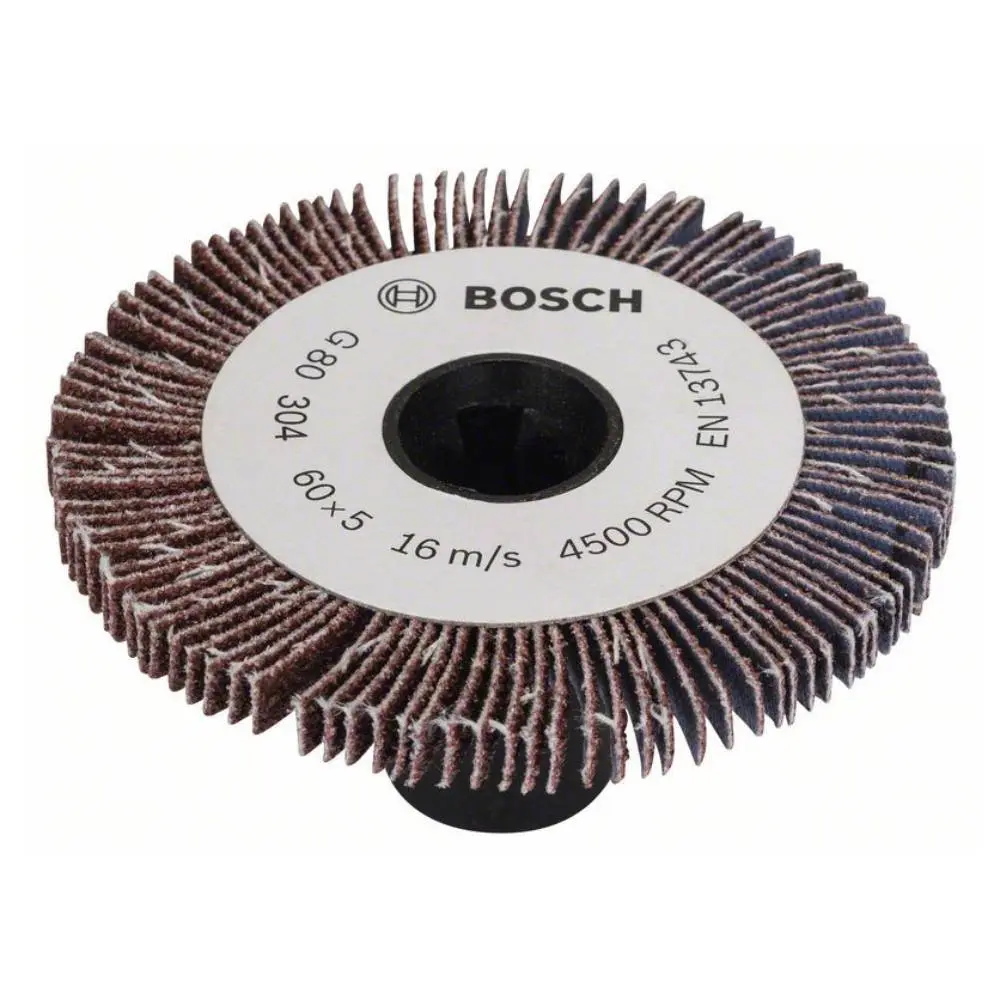 BOSCH 1600A00150 Pribor za valjak za brušenje Bosch Texoro / PRR 250 ES: lamelirani valjak 5 mm, granulacija 80