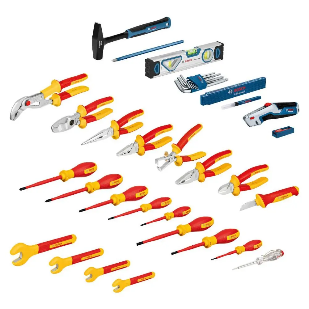 BOSCH 1600A02NG4 37-delni set VDE električarskih alata + L-BOXX Kofer