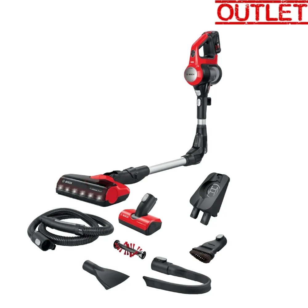 BOSCH BCS711PET Akumulatorski usisivač Unlimited 7 ProAnimal Crvena OUTLET