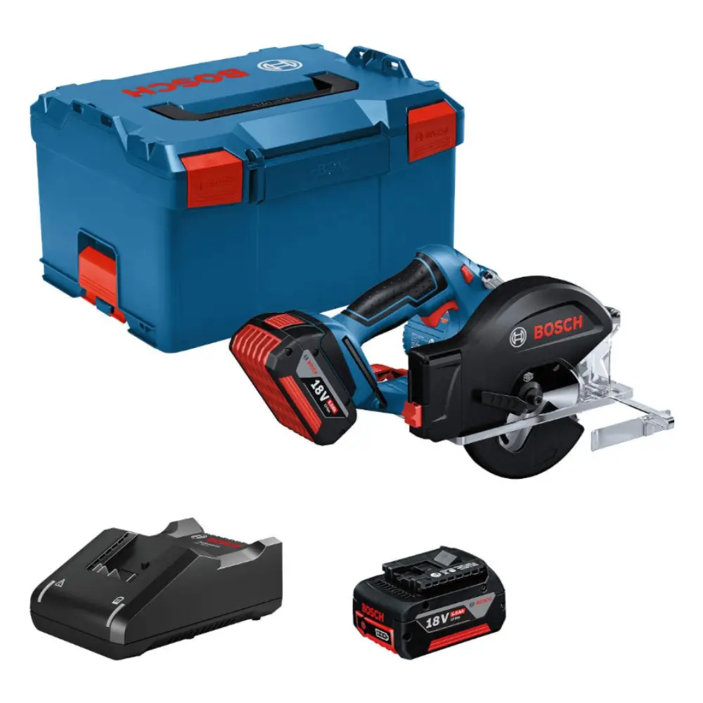 BOSCH GKM 18V-50 2XGBA+GAL Akumulatorska kružna testera sa 2 baterije, punjačem i koferom