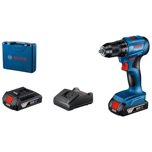 BOSCH GSR 185-Li Akumulatorska bušilica - odvrtač; 2 x 2 Ah + kofer
