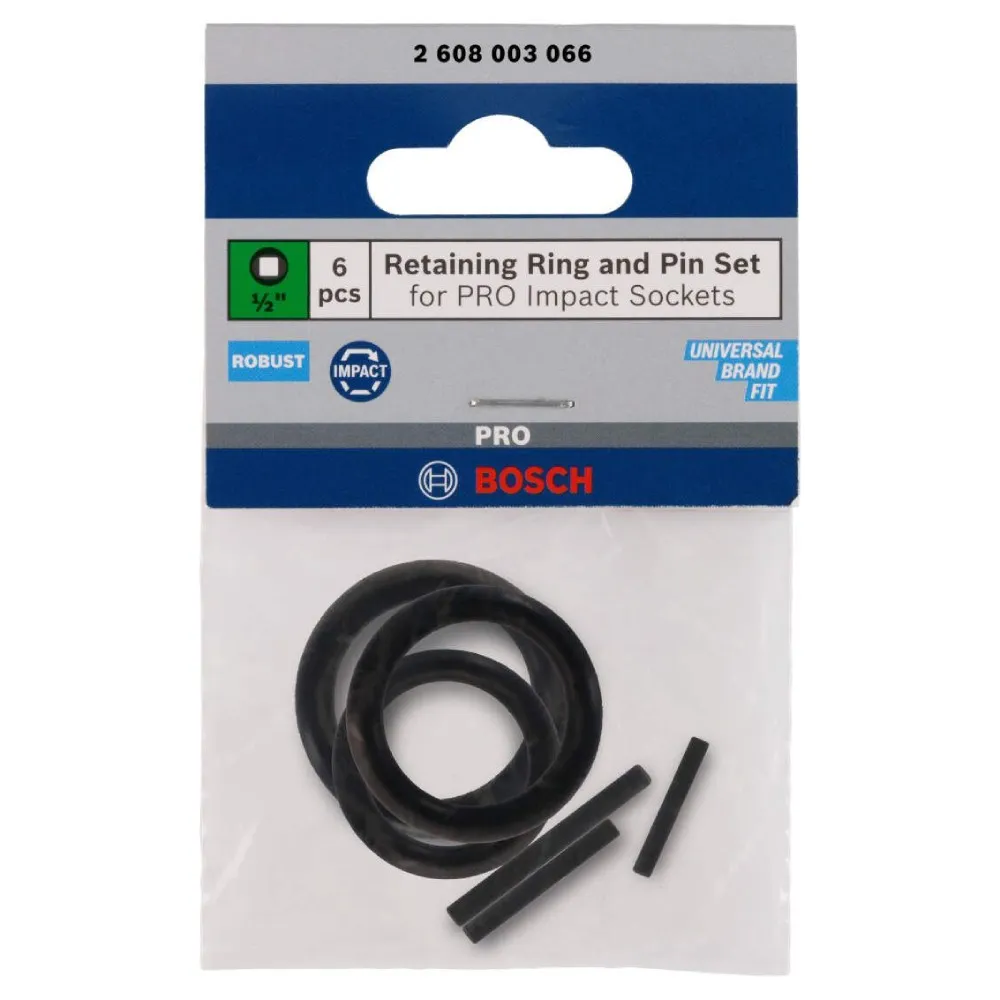 BOSCH Osigurač i pin set za PRO Impact Socket 1/2