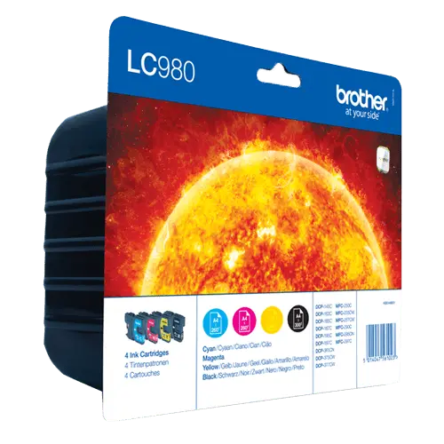 BROTHER Kertridž Multipack 4 - LC-980VALBP