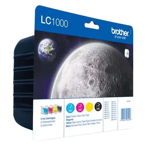 BROTHER Kertridž Multipack 4 - LC1000VALBP