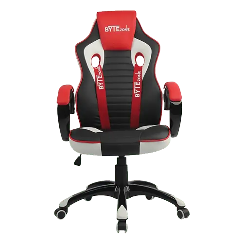 BYTEZONE gejmerska stolica RACER PRO (Crna,Siva,Crvena)