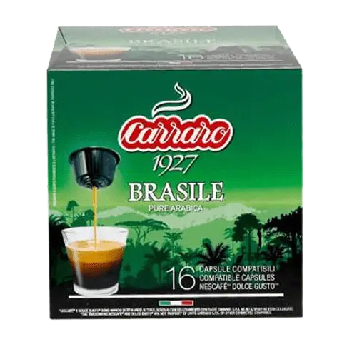 CAFFE CARRARO S.P.A PURO ARABICA SINGLE Origin Brasile Dolce gusto Kapsula