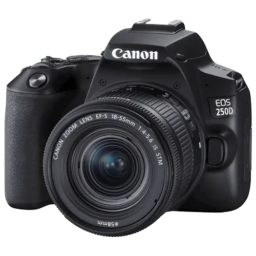 CANON EOS 250D (Crni) + 18-55mm 4-5.6 IS STM