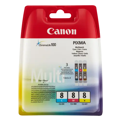 CANON Kertridž CL-I-8 Multipack - 0621B029AA