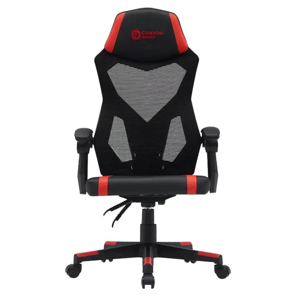 CANYON MCH01 Flow Mesh Black/Red Gejmerska stolica