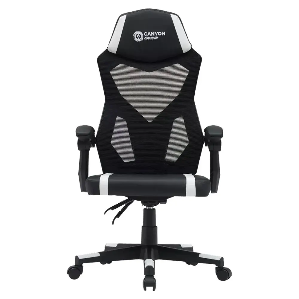 CANYON MCH01 Flow Mesh Black/White Gejmerska stolica