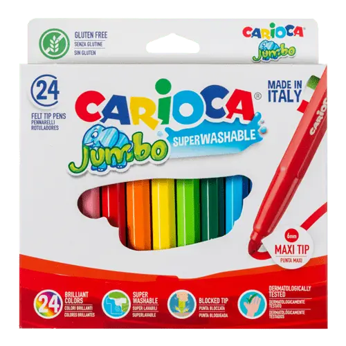 CARIOCA Flomasteri Jumbo 1/24