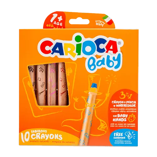 CARIOCA voštane boje u olovci BABY 3u1 1/10 42818