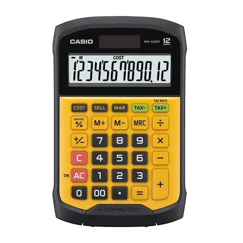 CASIO Kalkulator WM320 - CASWM320MT (Crno-žuti)
