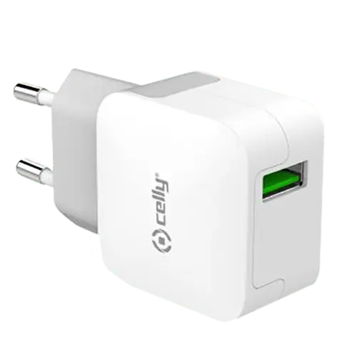 CELLY TCUSBTURBO USB-A 12W (Beli) Adapter
