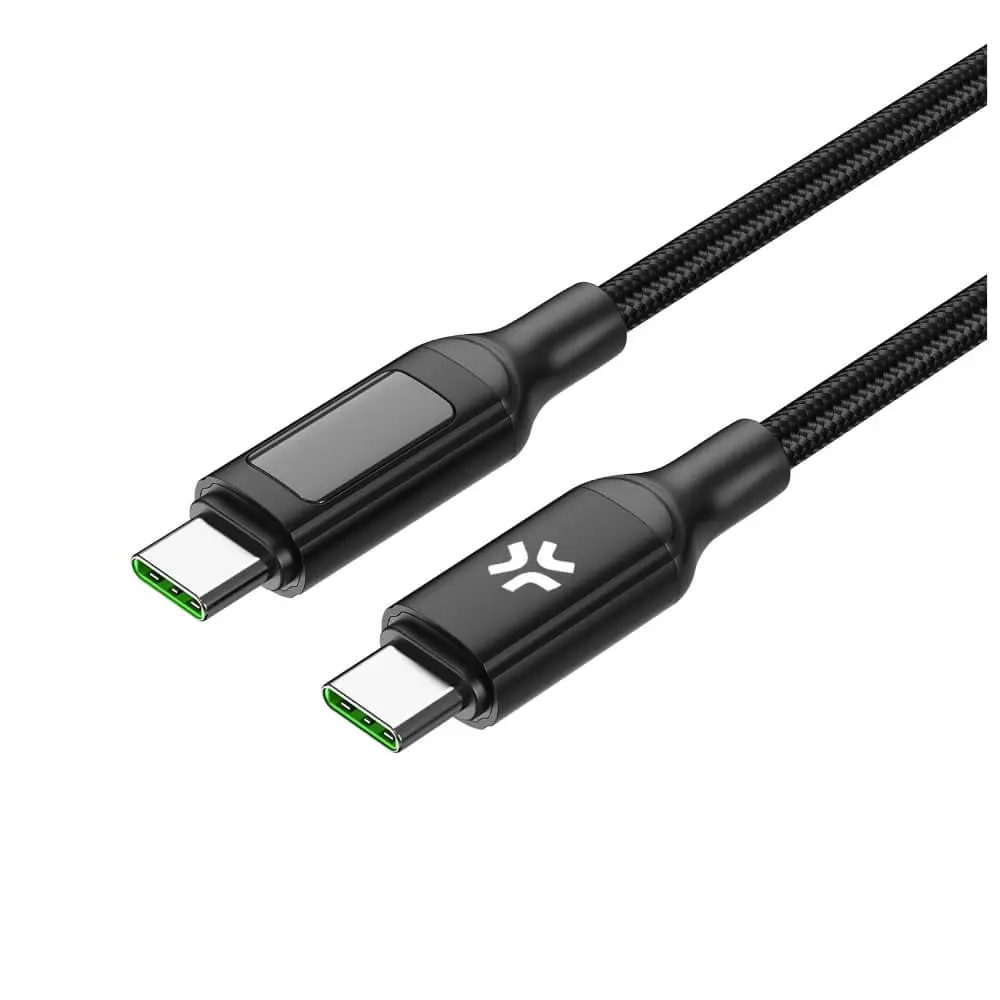 CELLY USB-C na USB-C 100W sa LED ekranom Kabl