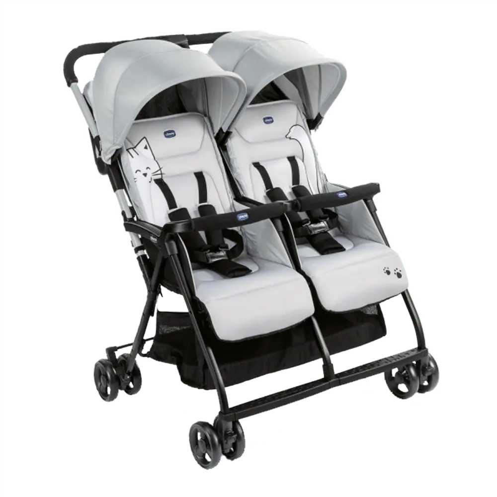 CHICCO Ohlala Silver cat - A050876 Kolica za blizance