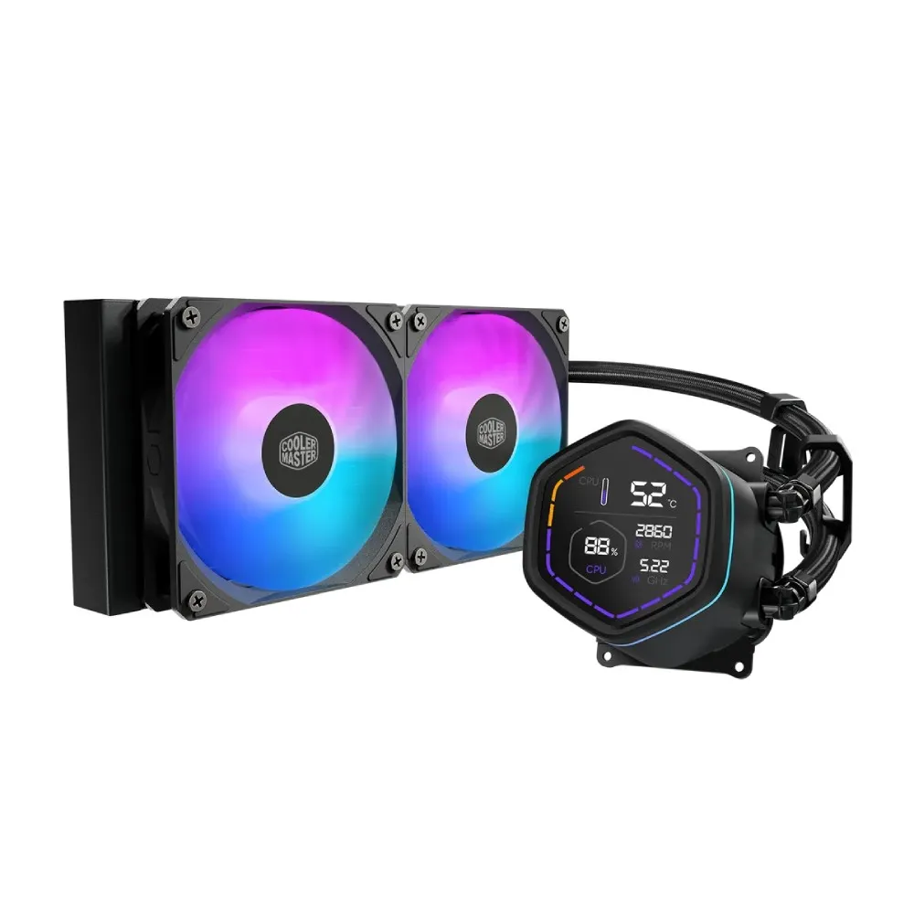 COOLER MASTER Masterliquid Core NexDigital 240 ARGB Black
