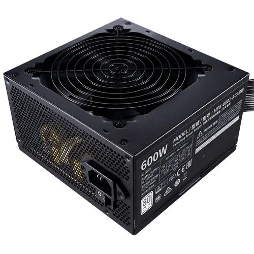 COOLER MASTER napajanje MWE 600 WHITE 230V V2 - MPE-6001-ACABW-EU