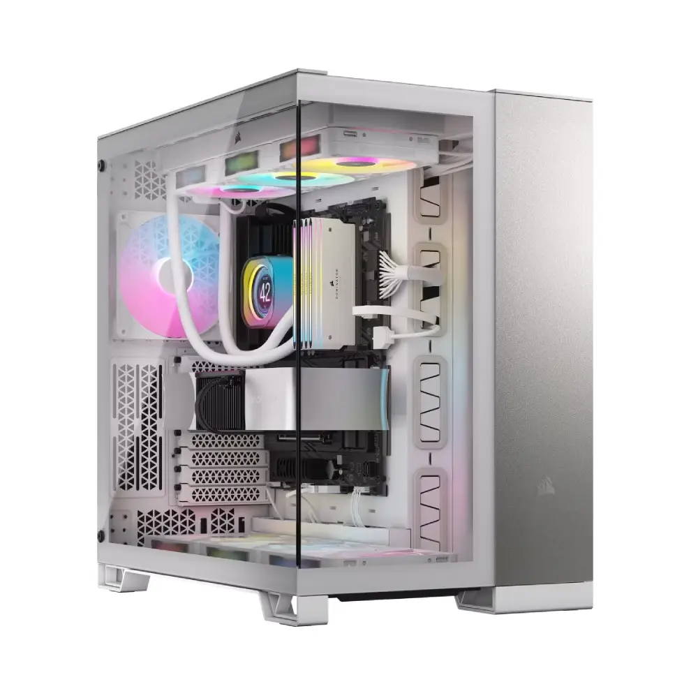 CORSAIR 6500X  White Satin Gray Aluminum