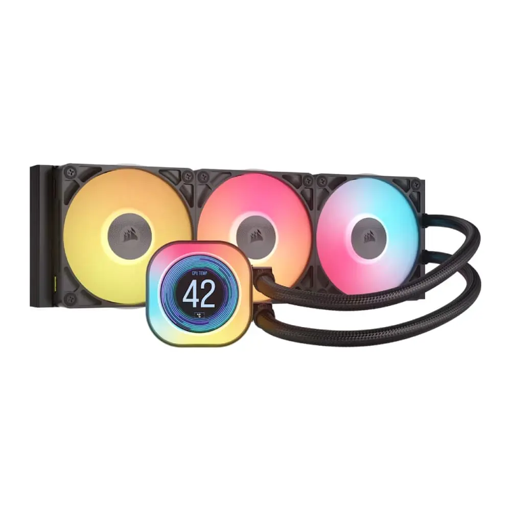 CORSAIR iCUE LINK TITAN 360 RX LCD Black
