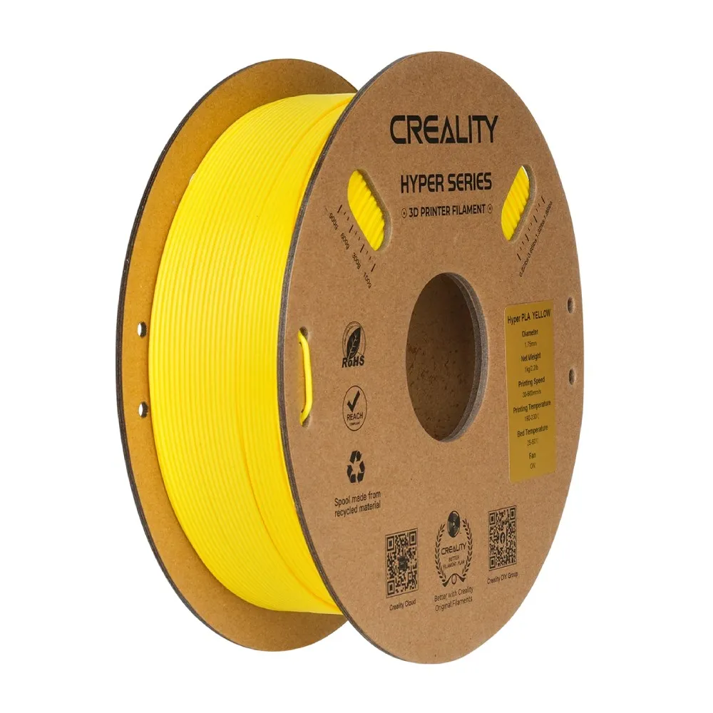 CREALITY Hyper PLA Yellow 1.75mm Filament