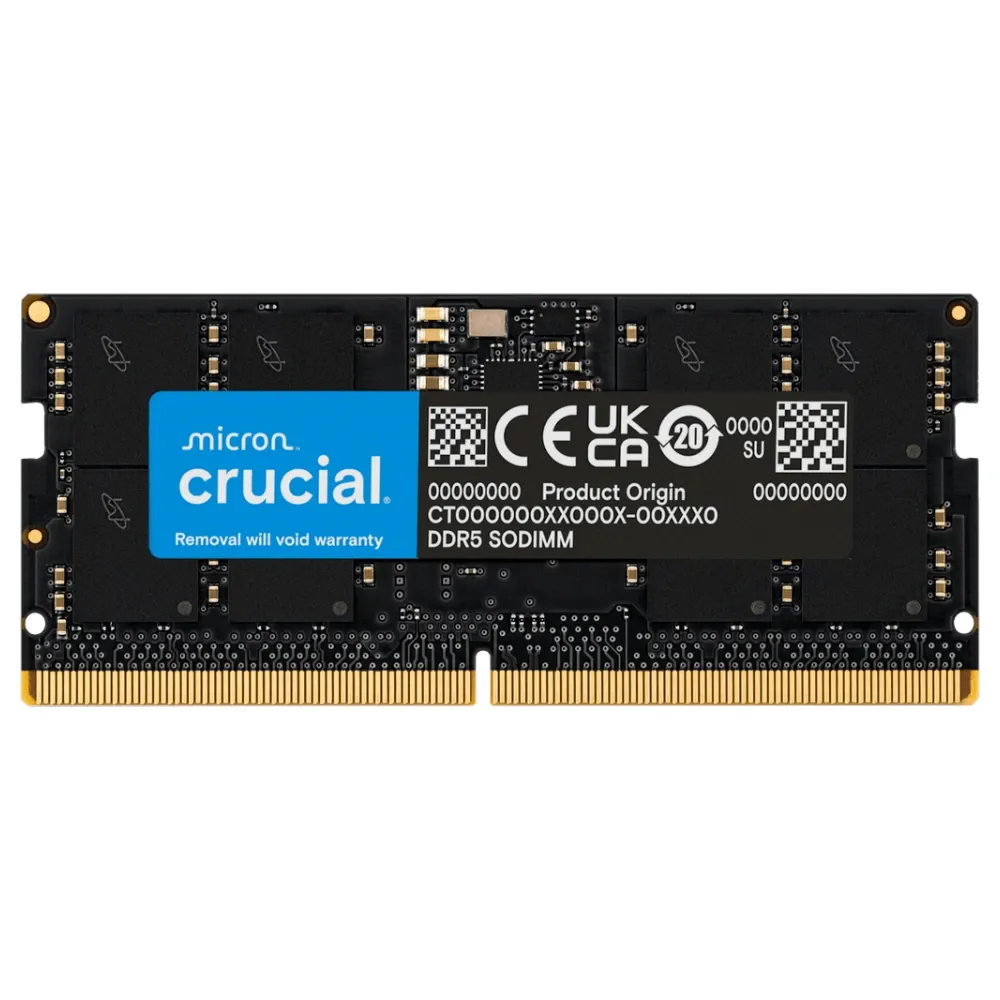 CRUCIAL 8GB 5600MHz DDR5 SO-DIMM CL 46