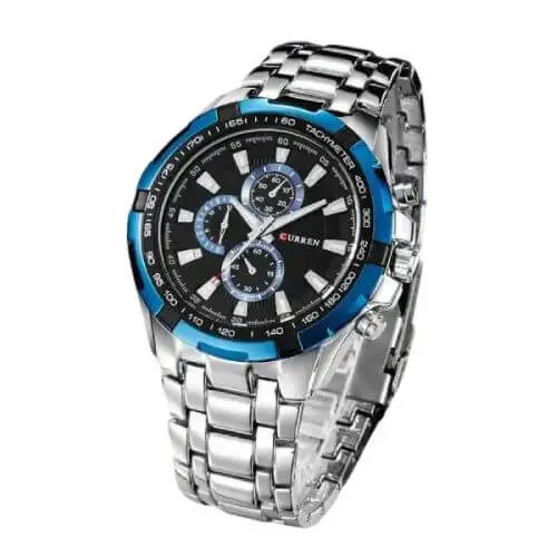 CURREN 8023 Blue Silver Sat