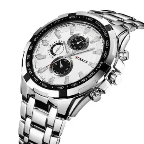 CURREN 8023 White Sat