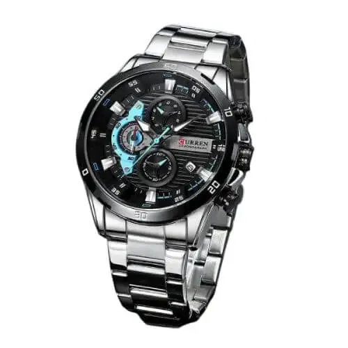 CURREN 8402 Silver Sat