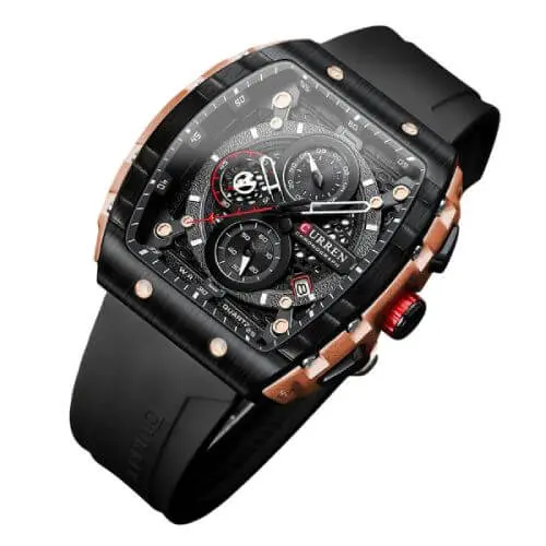 CURREN 8442 Black Sat