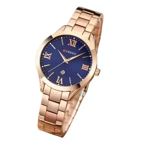 CURREN 9007 Rose gold Blue Sat