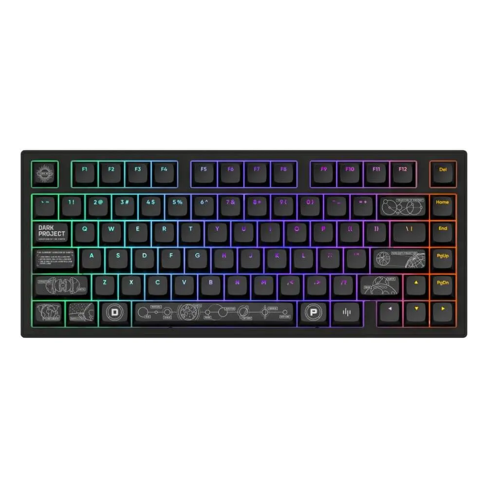 DARK PROJECT ALU81A US Terra Nova Black Bežična gejming tastatura