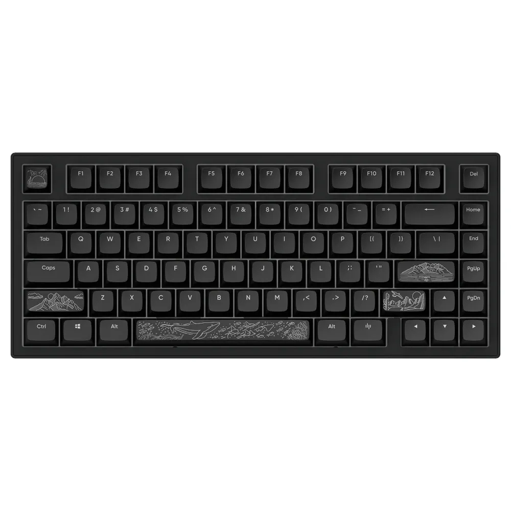 DARK PROJECT Terra Nostra US Black Tastatura